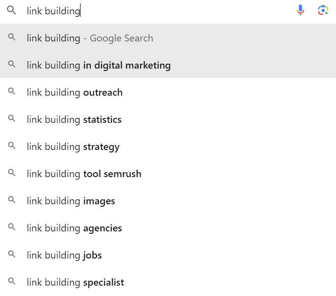 link building