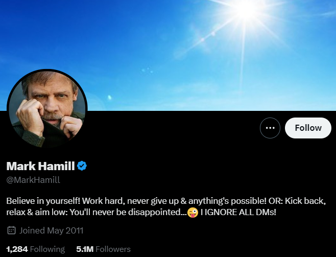 Bio of Mark Hamil