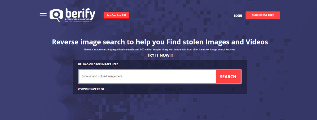 Reverse Video Search Using Berify