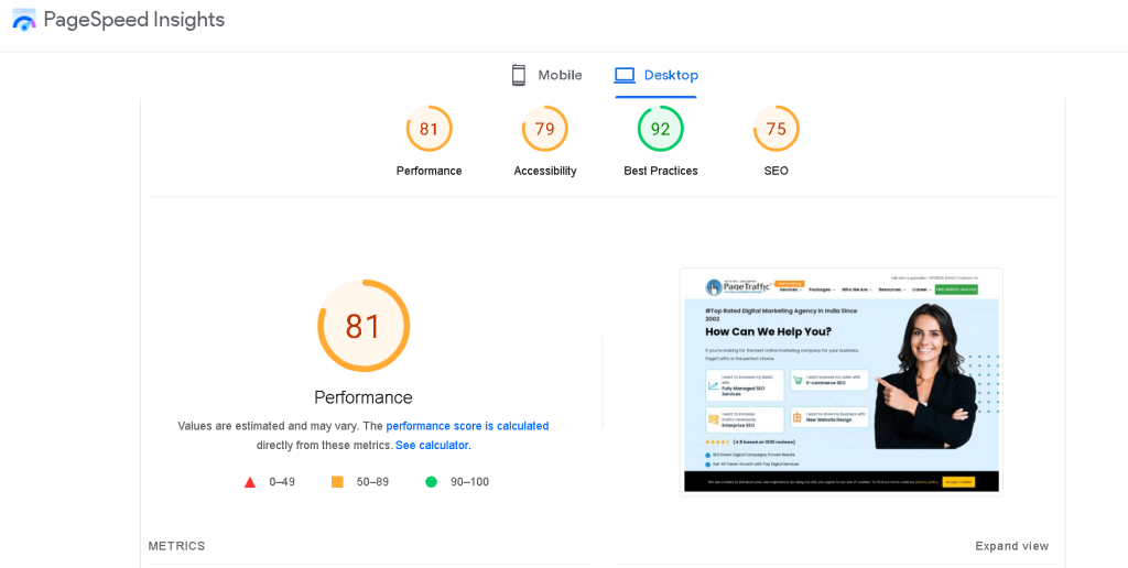 Website Speed Optimization